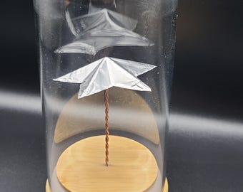 Telekinesis Practice Device | Improved glass design | ESP Mind Power Trainer | Meditation tool | Psi wheel | Tensor technology | free ship