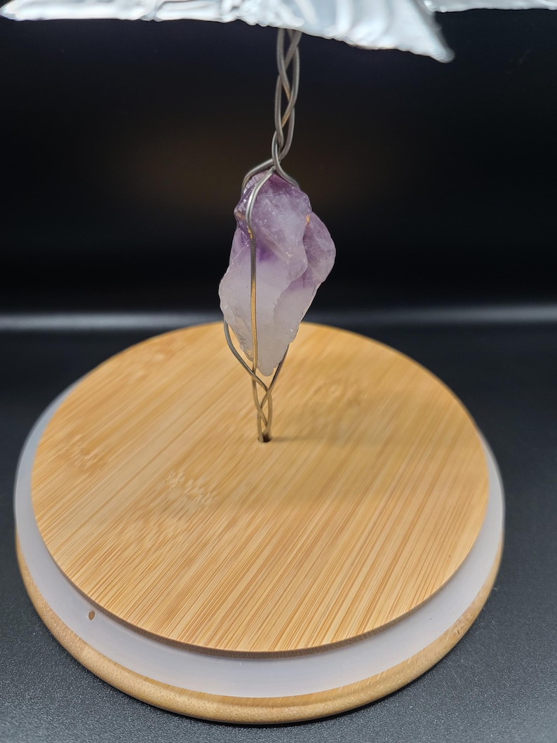Very Large quartz crystal Telekinesis Trainer | Large 8” Glass Psi Wheel | ESP Mind Power Device | Crystal Meditation Tool | Free Ship image 10