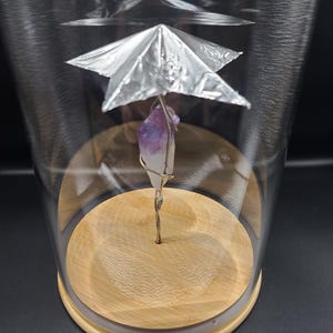 Very Large quartz crystal Telekinesis Trainer | Large 8” Glass Psi Wheel | ESP Mind Power Device | Crystal Meditation Tool | Free Ship image 11