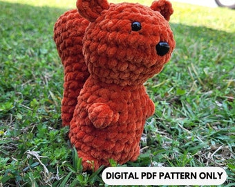 Stanley The Squirrel PDF Crochet Pattern