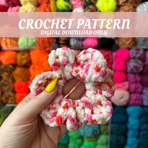 Hair Scrunchie PDF Crochet Pattern