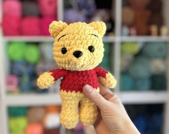 Crochet Honey Bear Plushie **MADE TO ORDER**