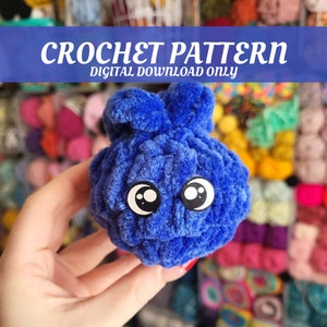 Blueberry Plush PDF Crochet Pattern