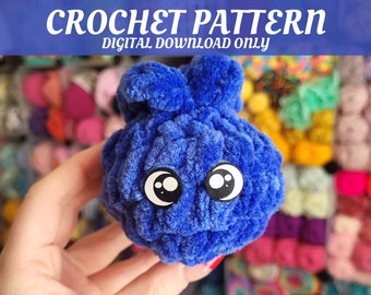 Blueberry Plush PDF Crochet Pattern
