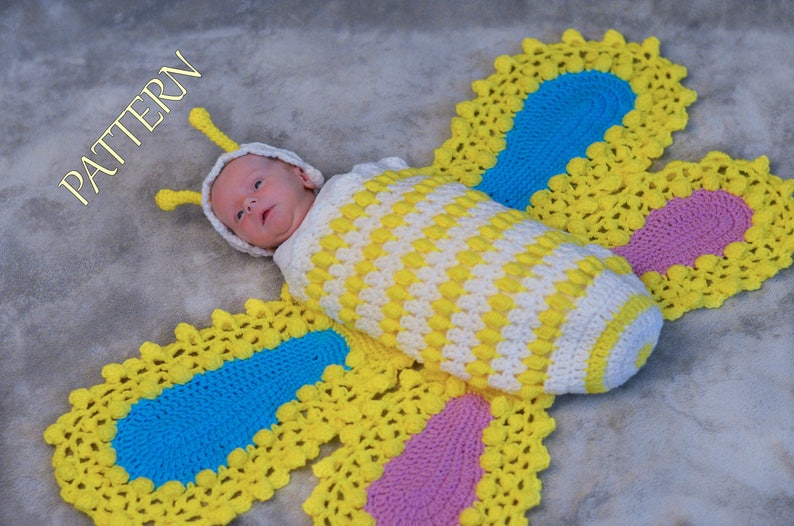 Butterfly Cocoon Pattern Baby Butterfly Costume Crochet Etsy