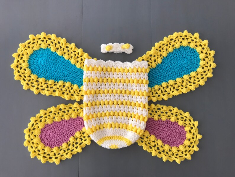 Butterfly Cocoon Pattern Baby Butterfly Costume Crochet Etsy