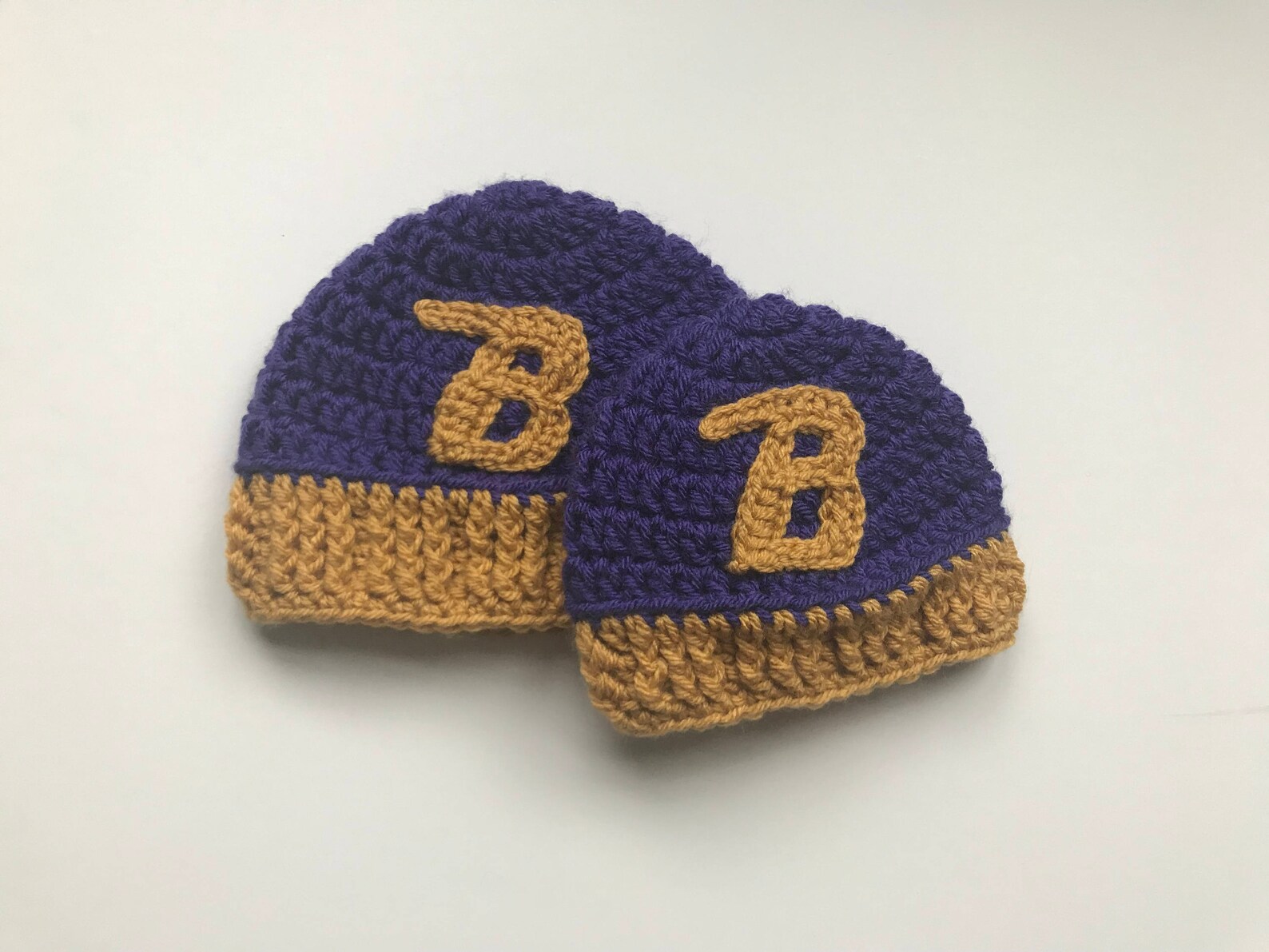 Baltimore Ravens Logo Crochet Pattern Baltimore B Logo Etsy