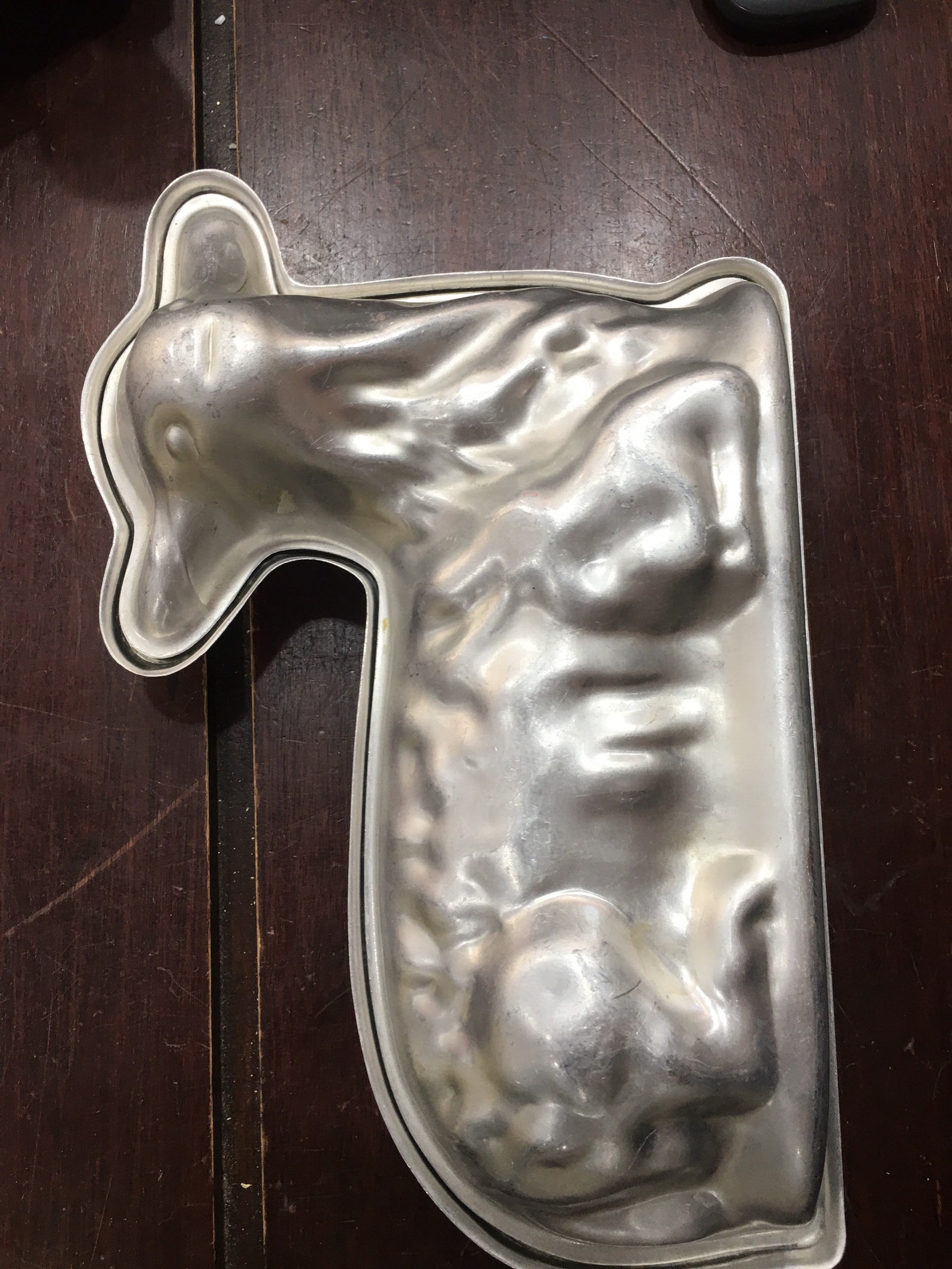 Vintage Lamb Cake Mold Tin 2 Part Baking Holiday Decor Cooking Etsy