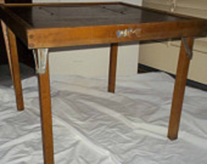 Child S Wooden Folding Table 1940 1950