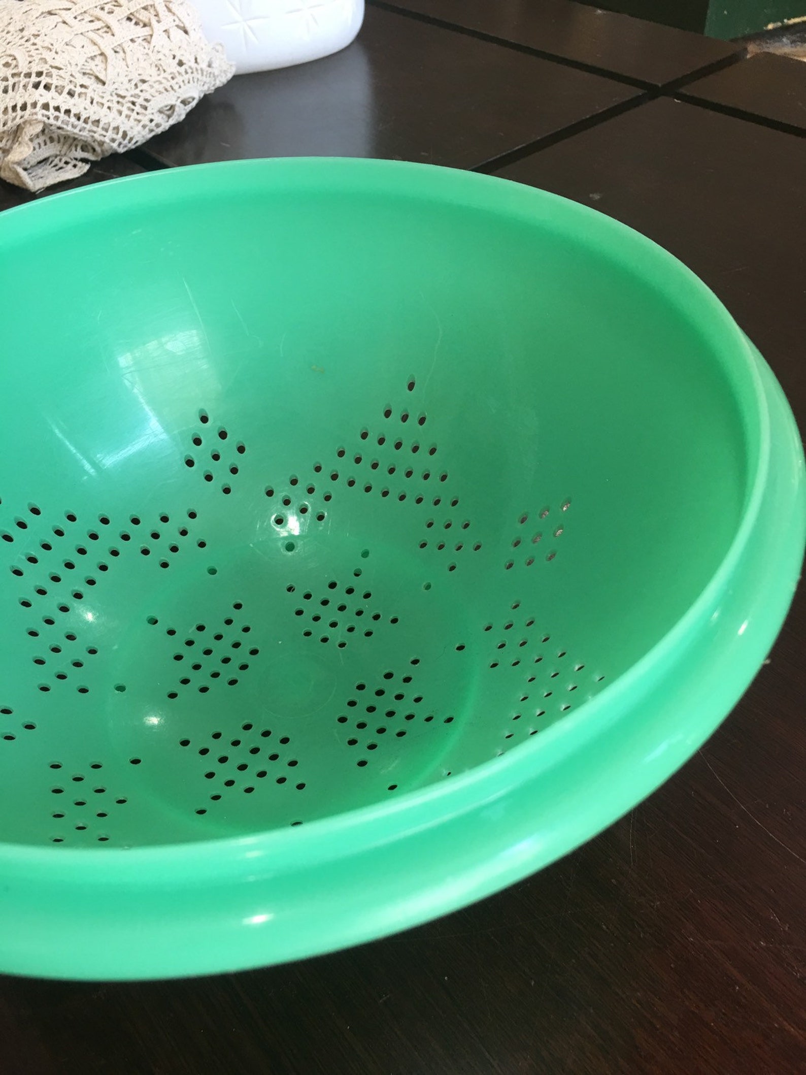 25 OFF Green Retro Tupperware Plastic Colander Strainer Etsy UK