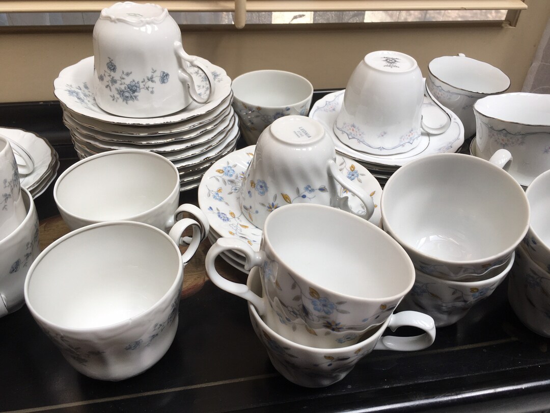 Vintage Tea Cups Bulk 20 Tea Cups Saucers Cake Plates Low Etsy