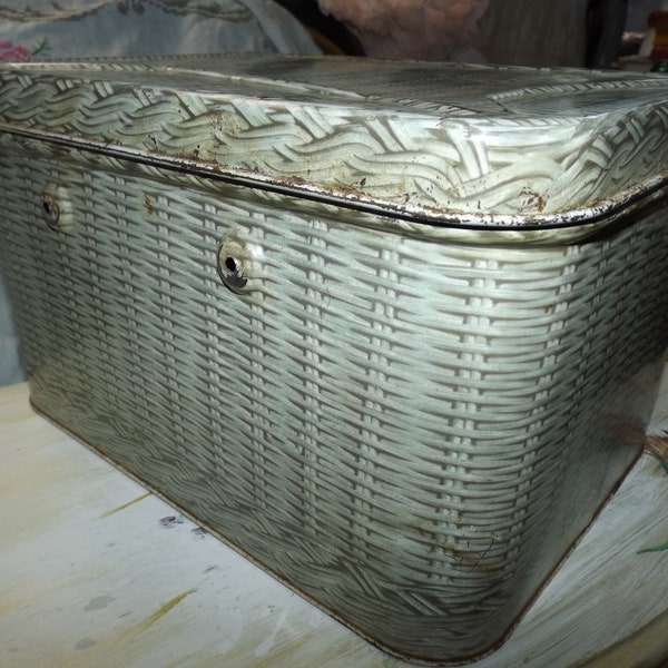 Faux Picnic Basket Etsy