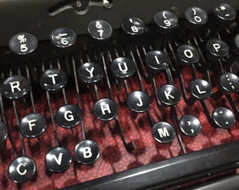 Remington Rand typewriter in original box office antique home display