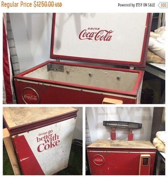 coke chest vending machine