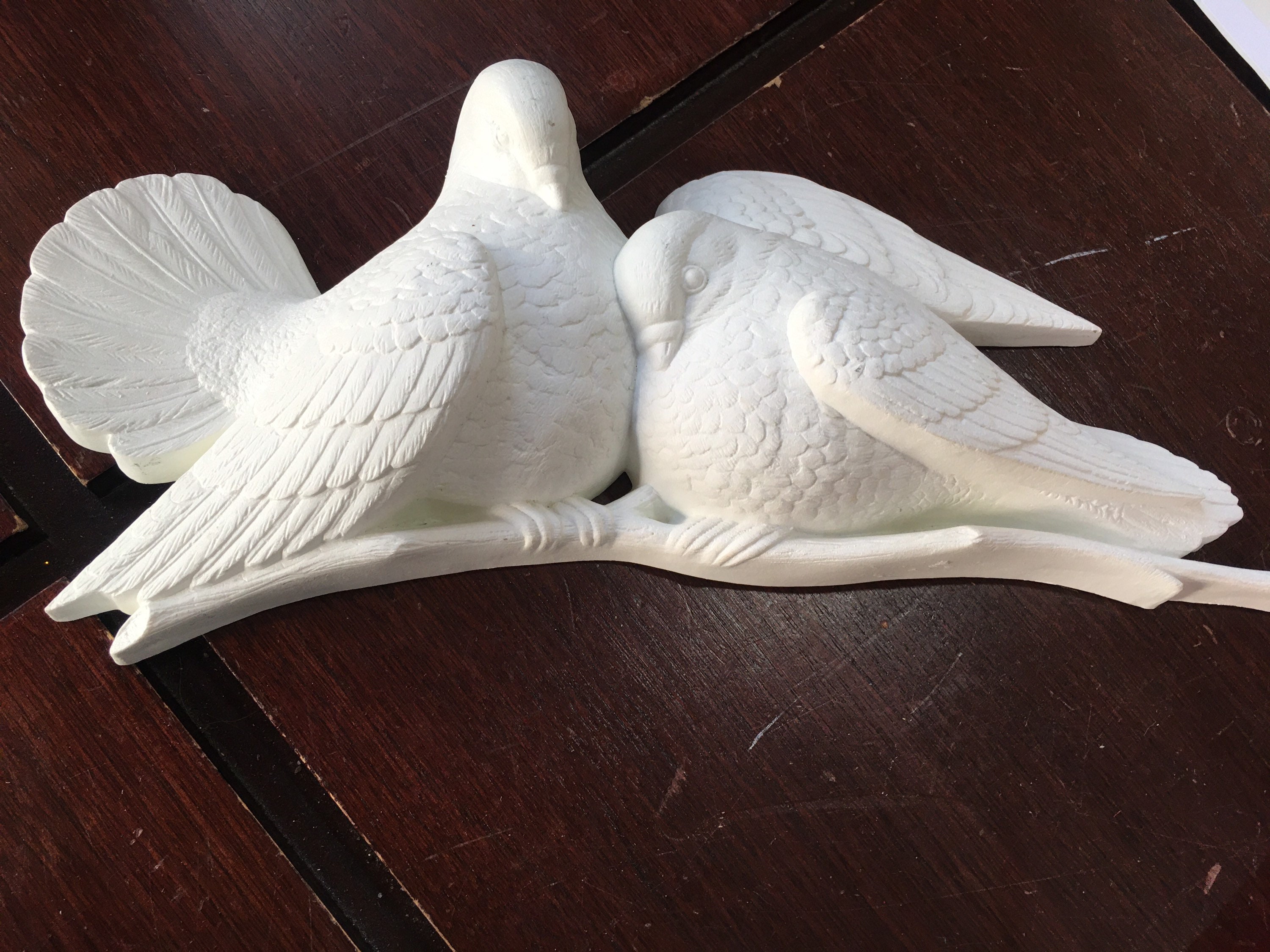 1970 Plastic Burwood Plastics pair of doves piece wall art Etsy