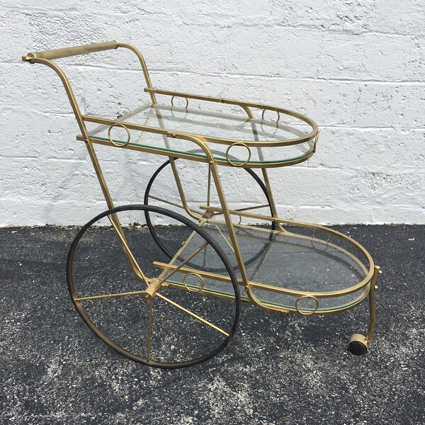 Vintage Bar Cart Etsy