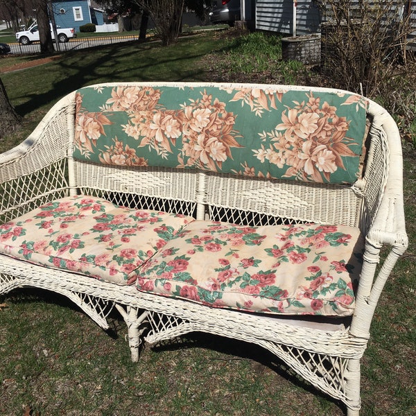 Wicker Furniture Antique Etsy