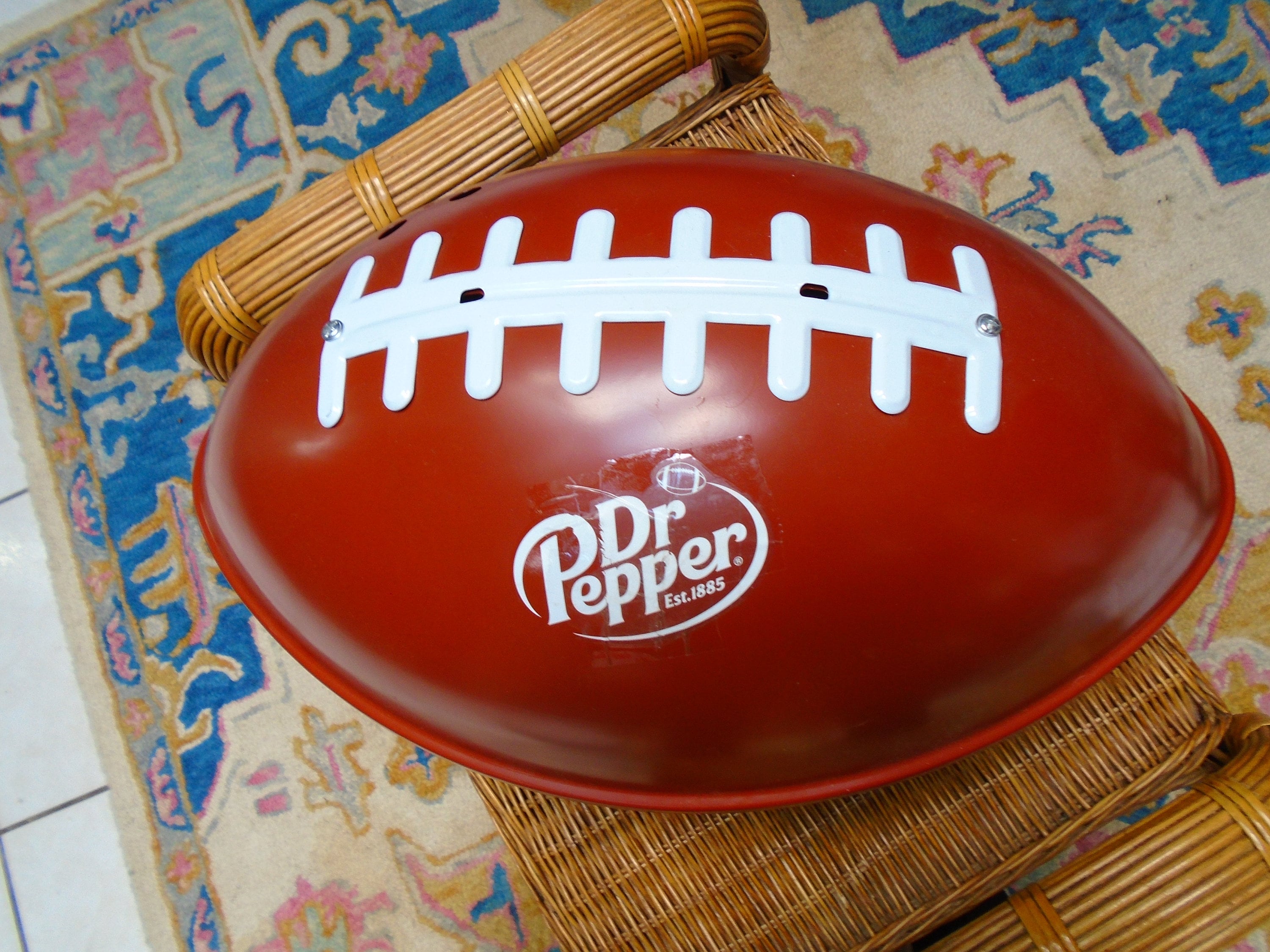 Dr Pepper Tailgate Football Shaped Grill Used 1980 - Etsy