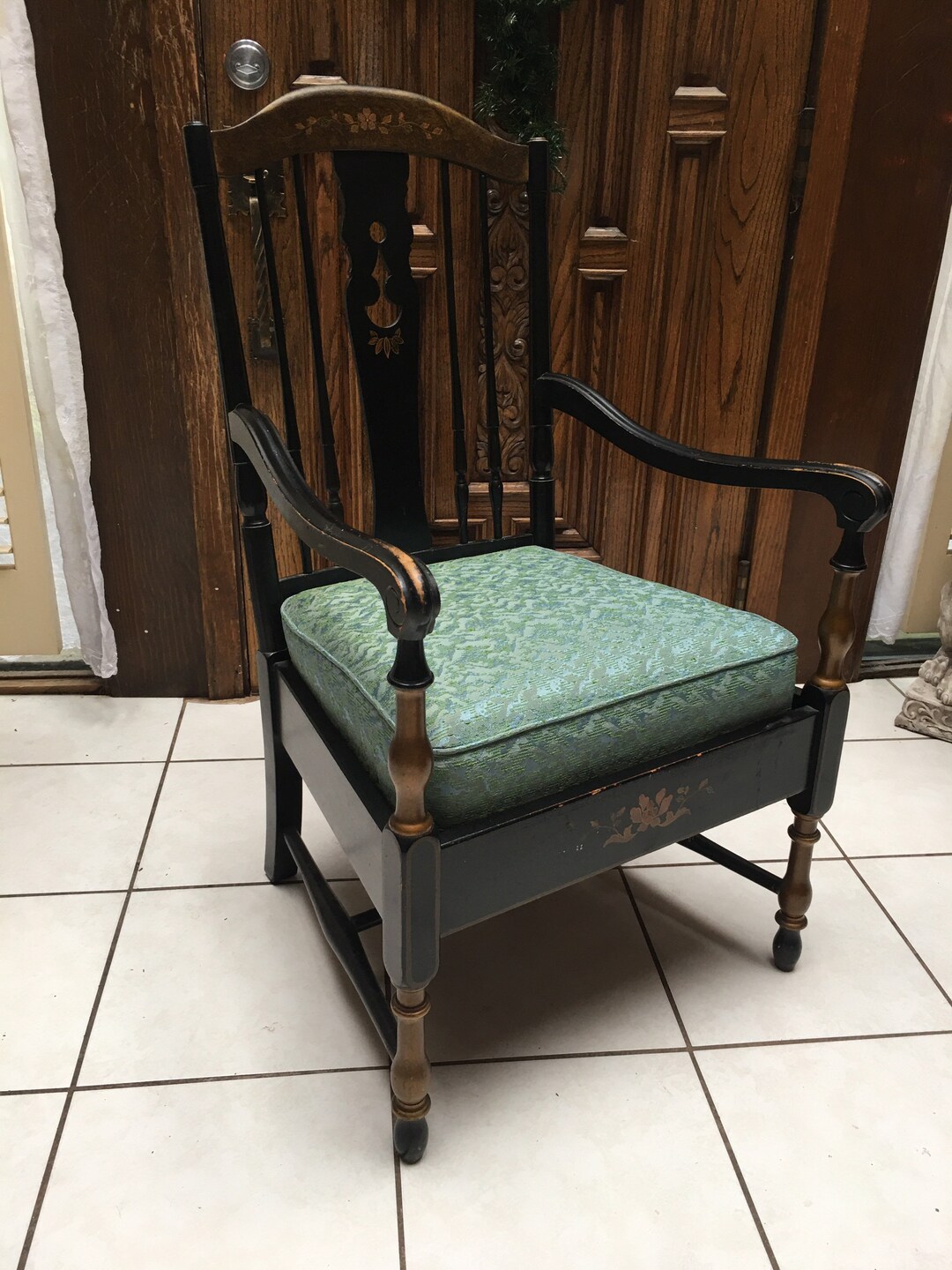 Stickley Brothers Quaint American Furniture Black Armed Chair Etsy UK