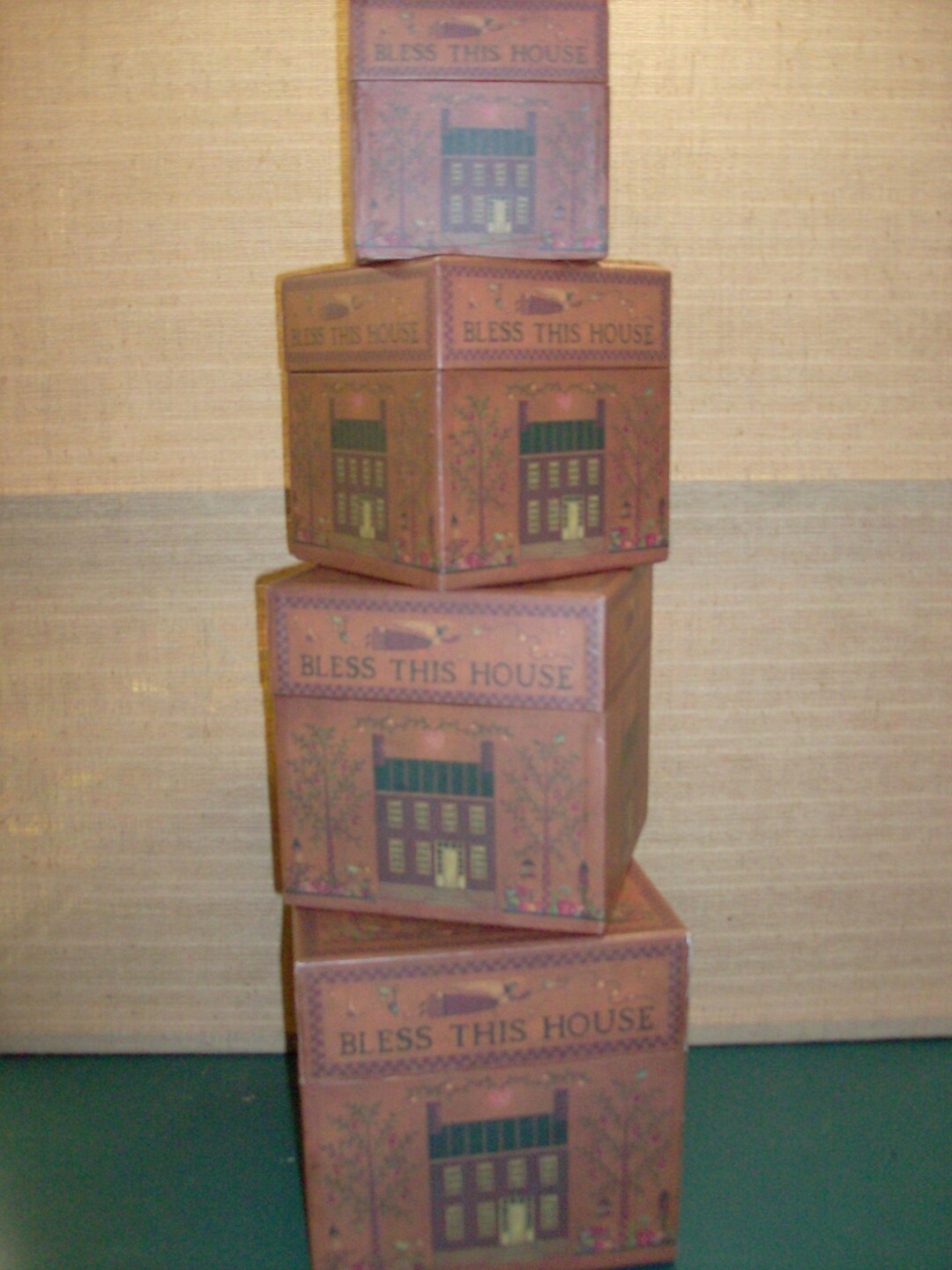 Early American Primitive Nesting Boxes Decor Storage Decor Farmhouse Etsy