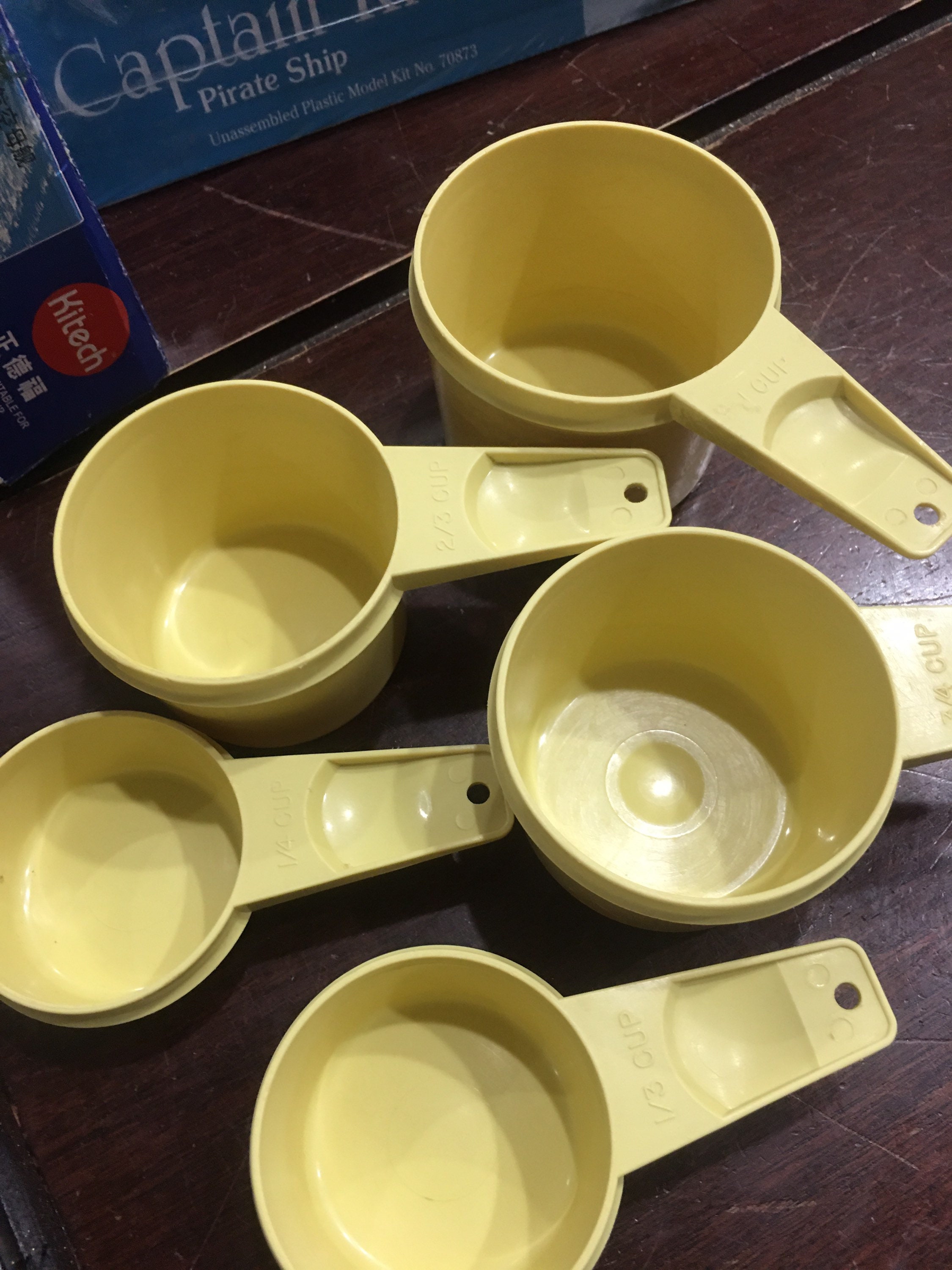 Tupperware Measuring Cups. 4 cup good shape $6. 8 cup with wear