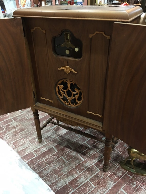 Art deco cheap stereo cabinet
