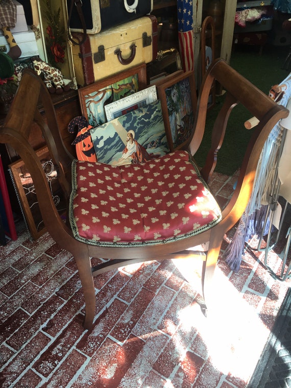 Antique bustle chair deals