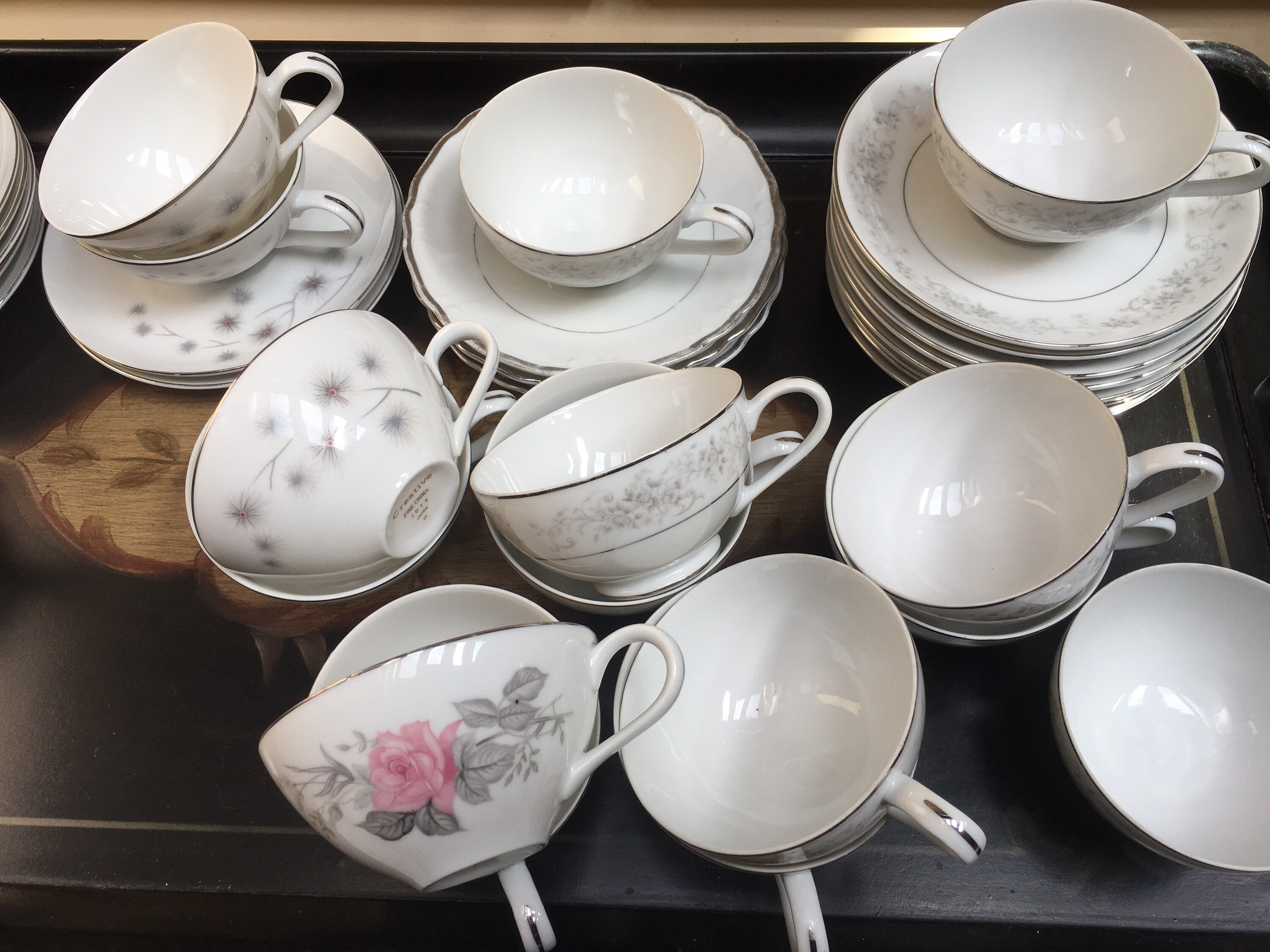 25 OFF mcm Vintage Tea cups bulk 18 tea cups saucers cake Etsy