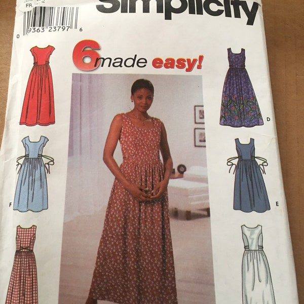 Simplicity Easy pattern 9120 dress  sewing pattern crafts supply