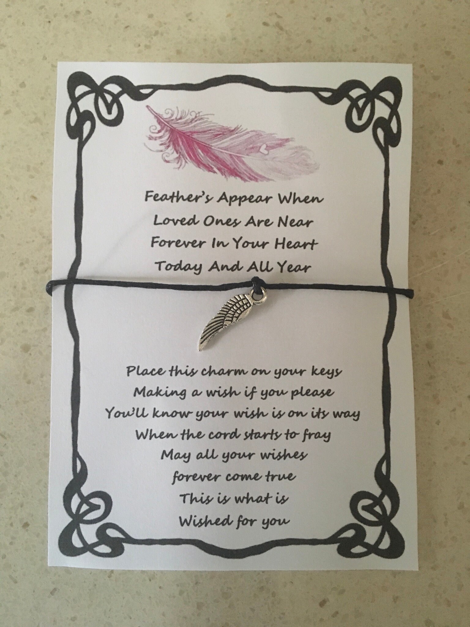 Feathers appear when loved ones are near loving memory Etsy