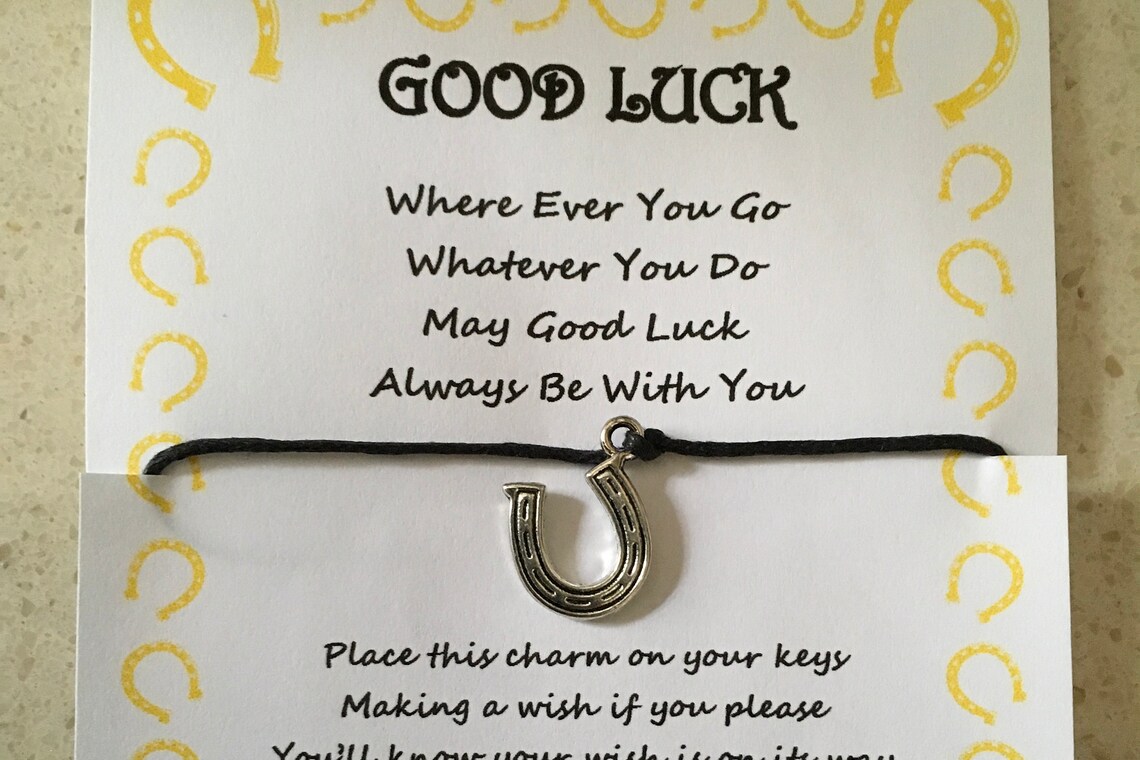 Good luck horseshoe may good luck always be with you quote Etsy