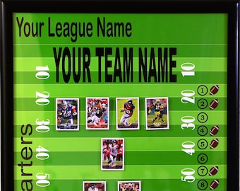 Fantasy Football Poster Framed