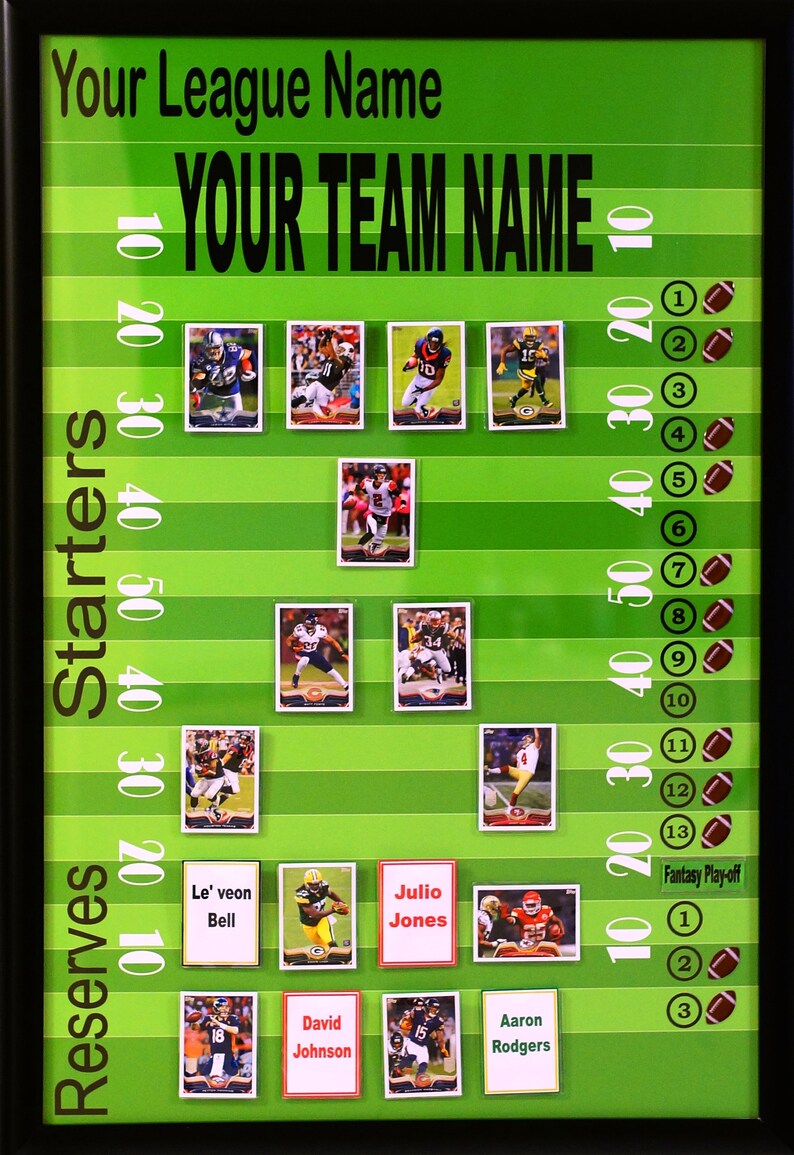 Fantasy Football Poster Framed image 2