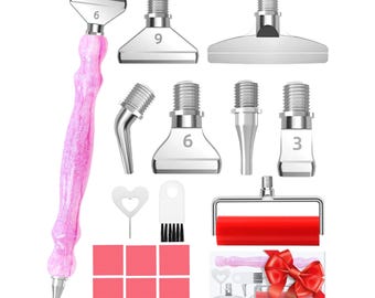 17 pc Pink SLIM Diamond Painting Pen Kit
