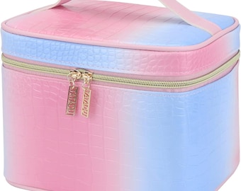 Lg Textured Blue-Pink Gradient Accessories Diamond Painting Tote Bag