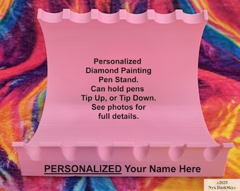 NEW - Choose Color PERSONALIZED Diamond Painting Multi Pen Stand