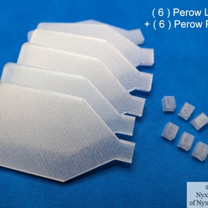 6 PLUGS and LIDS for PEROW Diamond Painting Trays image 1