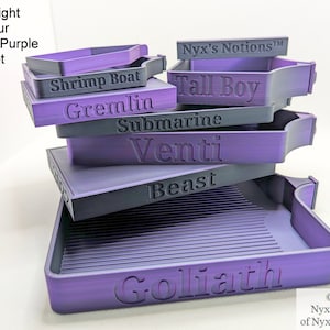 Purple and Black MIDNIGHT HOUR Diamond Painting Trays