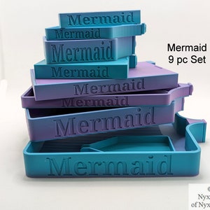 MERMAID Diamond Painting Trays 9 Pc Set