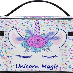Lg Unicorn Magic Accessories Diamond Painting Tote Bag image 3