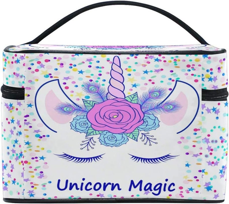 Lg Unicorn Magic Accessories Diamond Painting Tote Bag image 3