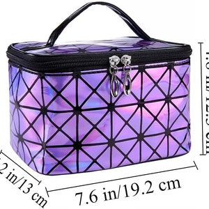 Med Purple Holographic Accessories Diamond Painting Tote Bag image 2