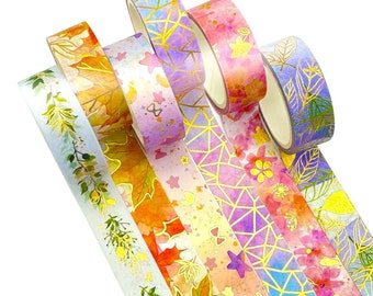 Gold Foil Washi Tape Set