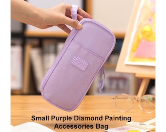 Small Purple Accessories Diamond Painting Tote Bag