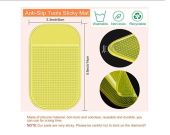 Anti-Slip Gel Sticky Mat used for Diamond Painting Drill Trays