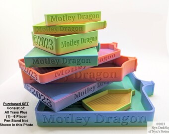 MOTLEY DRAGON Diamond Painting Trays