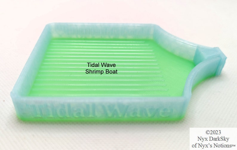 TIDAL WAVE Variegated Translucent Diamond Painting Trays Shrimp boat