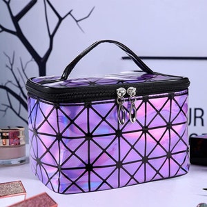 Med Purple Holographic Accessories Diamond Painting Tote Bag image 7