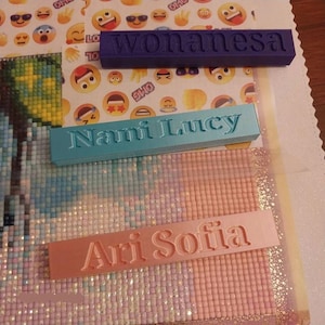 PERSONALIZED Double Magnet Cover Minder Bar