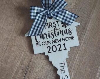 Our First Christmas in Our New Home 2021 Ornament
